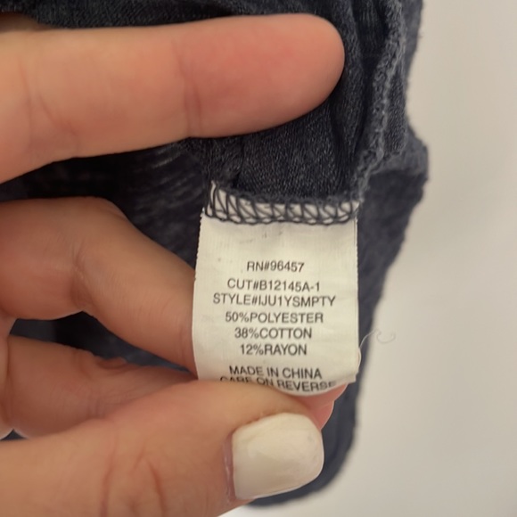 EYESHADOW | Women’s Anchor Print Navy and White Racerback Tank Top Size Large - Picture 4 of 4